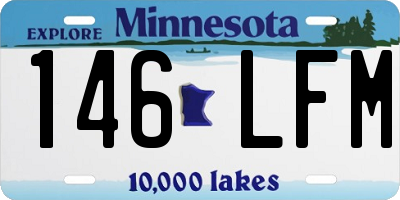 MN license plate 146LFM