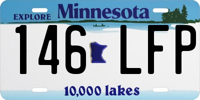 MN license plate 146LFP