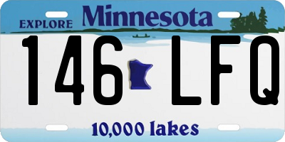 MN license plate 146LFQ