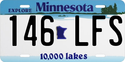 MN license plate 146LFS