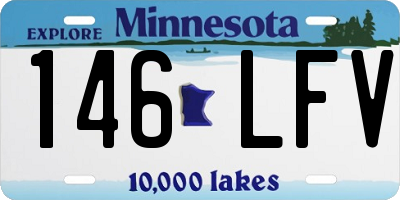 MN license plate 146LFV
