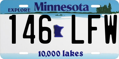 MN license plate 146LFW
