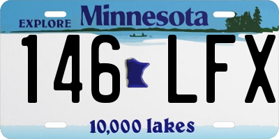 MN license plate 146LFX
