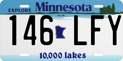 MN license plate 146LFY