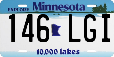 MN license plate 146LGI