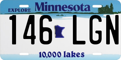 MN license plate 146LGN