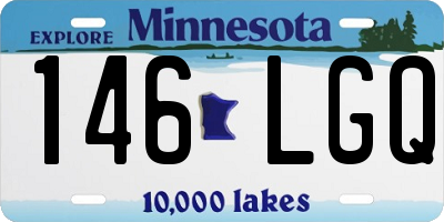 MN license plate 146LGQ