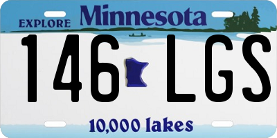 MN license plate 146LGS