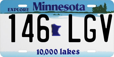 MN license plate 146LGV