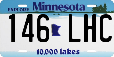 MN license plate 146LHC