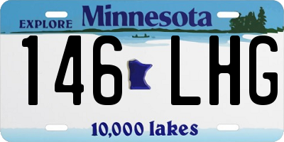 MN license plate 146LHG
