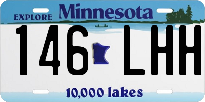 MN license plate 146LHH