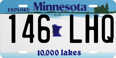 MN license plate 146LHQ