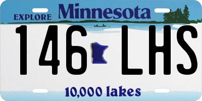 MN license plate 146LHS