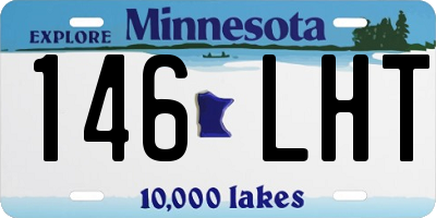 MN license plate 146LHT