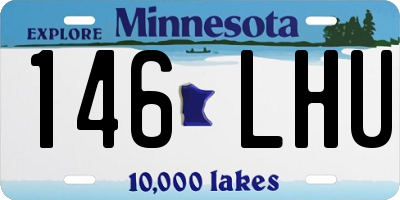 MN license plate 146LHU