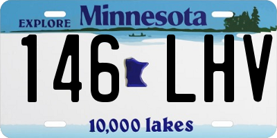 MN license plate 146LHV