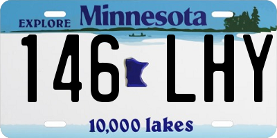MN license plate 146LHY
