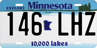 MN license plate 146LHZ
