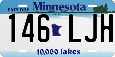 MN license plate 146LJH