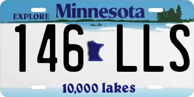 MN license plate 146LLS