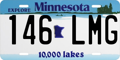 MN license plate 146LMG