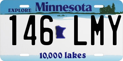 MN license plate 146LMY