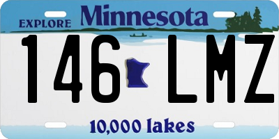MN license plate 146LMZ