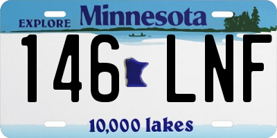 MN license plate 146LNF
