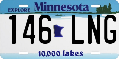 MN license plate 146LNG