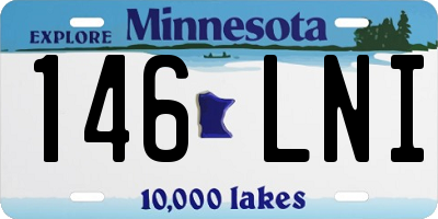 MN license plate 146LNI