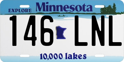 MN license plate 146LNL
