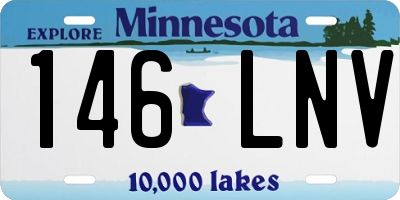 MN license plate 146LNV