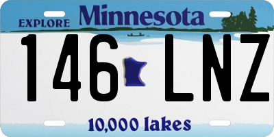 MN license plate 146LNZ