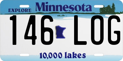 MN license plate 146LOG