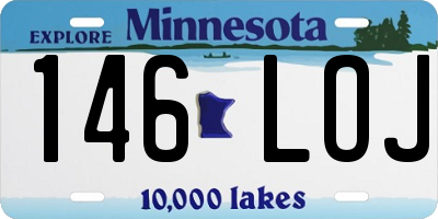 MN license plate 146LOJ