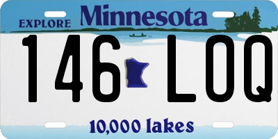 MN license plate 146LOQ