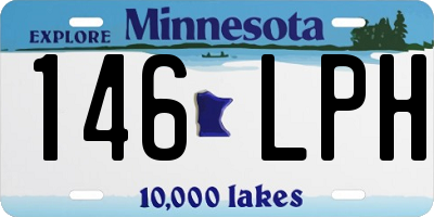 MN license plate 146LPH