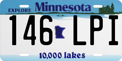 MN license plate 146LPI