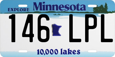 MN license plate 146LPL