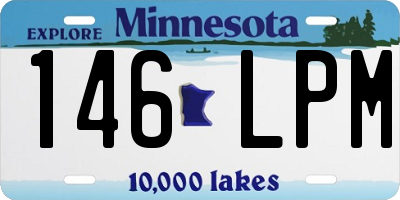 MN license plate 146LPM