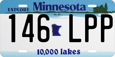MN license plate 146LPP