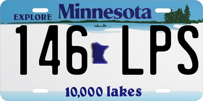 MN license plate 146LPS