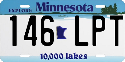 MN license plate 146LPT