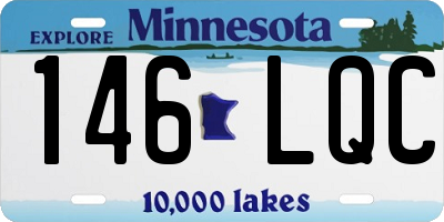 MN license plate 146LQC