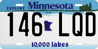 MN license plate 146LQD