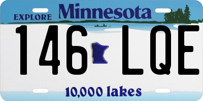 MN license plate 146LQE