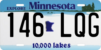 MN license plate 146LQG
