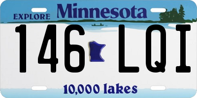 MN license plate 146LQI