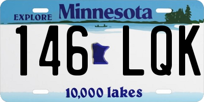 MN license plate 146LQK